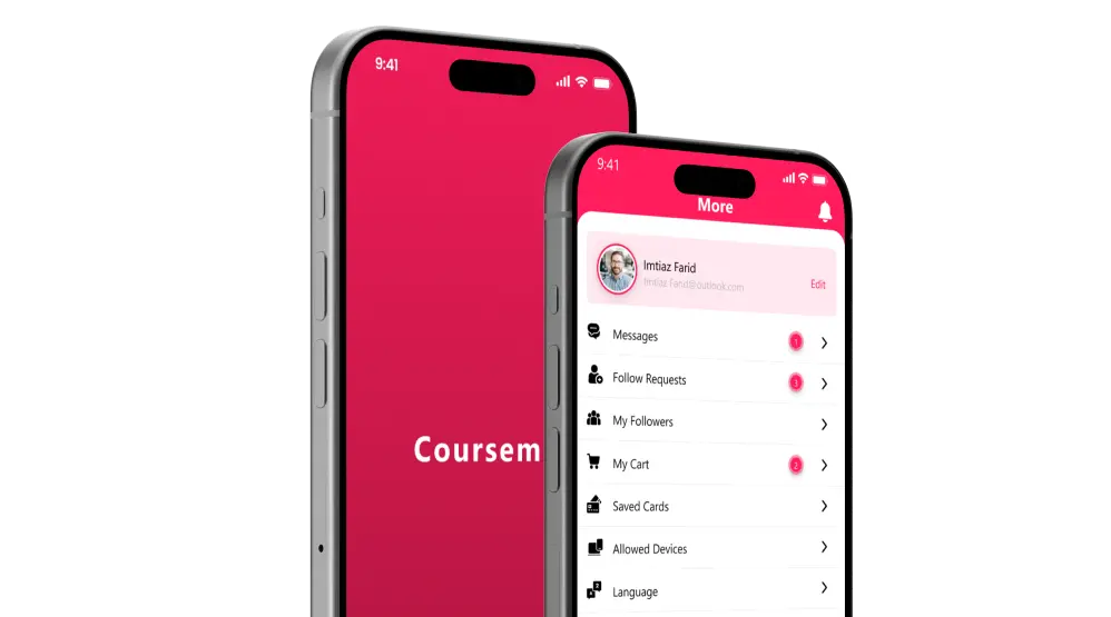Coursemia mobile app